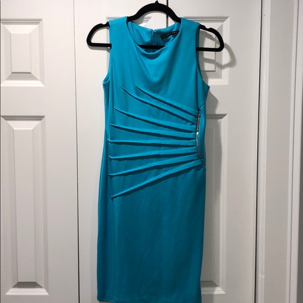 Light blue work dress